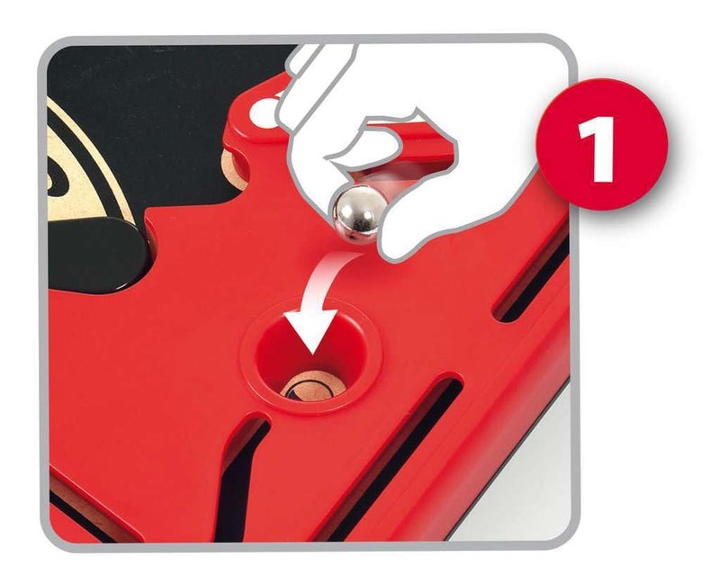 BRIO 34017 Pinball Game - Classic Vintage Arcade Style | Engaging Brain Game for Kids and Adults | Ideal Gift for Ages 6 and Up, Red - Image 5
